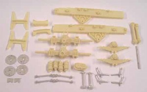 KFS 1/24 重負荷型 板片彈簧 懸吊組 (TQ41